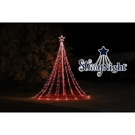 Starry Night - Up To 25' - Red